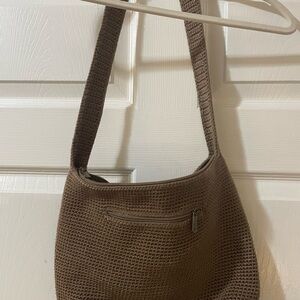 The Sak Brown Casual Woven Shoulder Bag